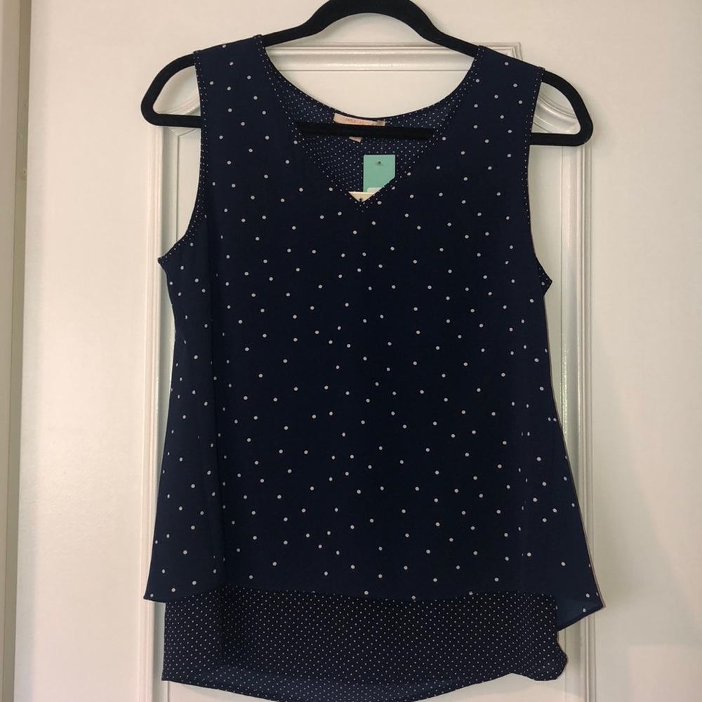 Skies Are Blue Astaire Split Back Blouse